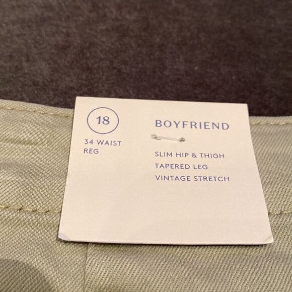 Women’s Universal Thread Olive Cargo Pants Boyfriend Vintage Stretch Size 18 Reg - Picture 6 of 9